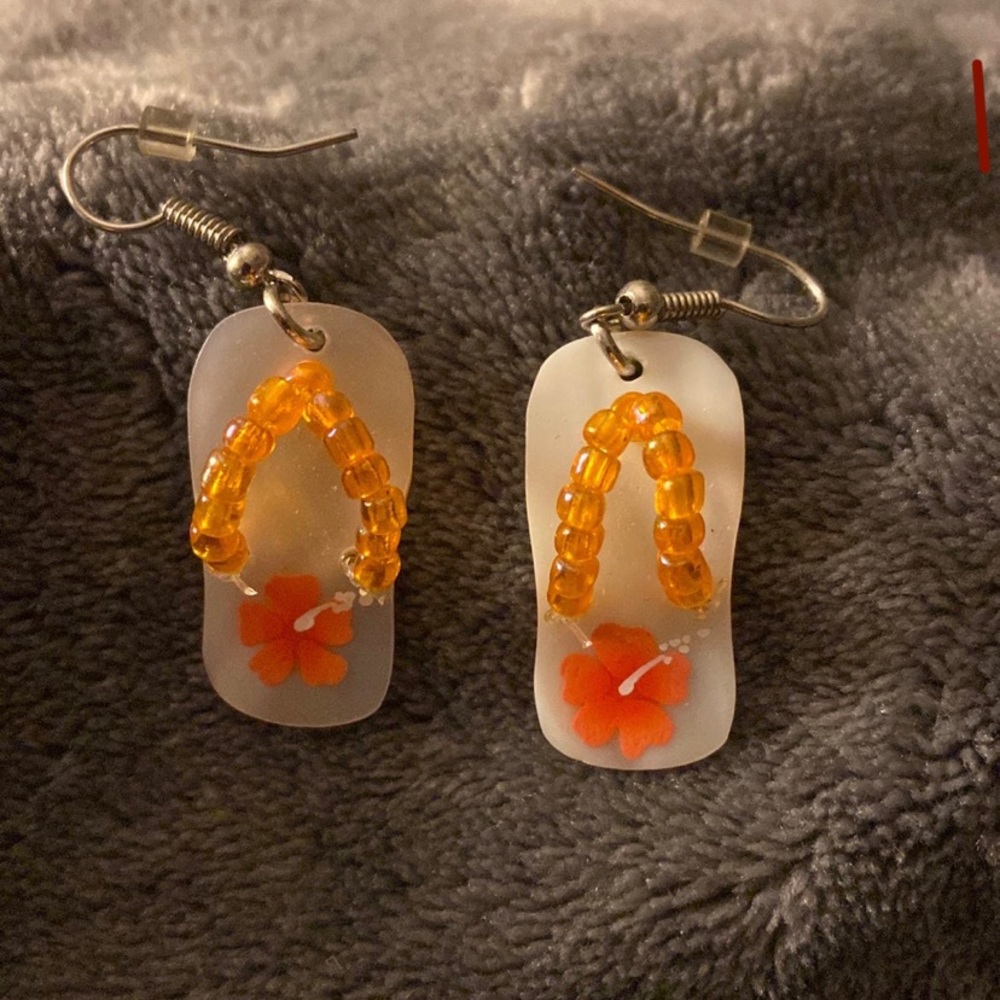 Flip flop earrings